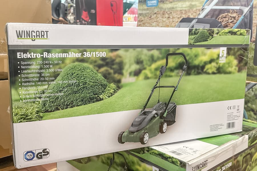 Elektro Rasenmäher Wingart 36/1500